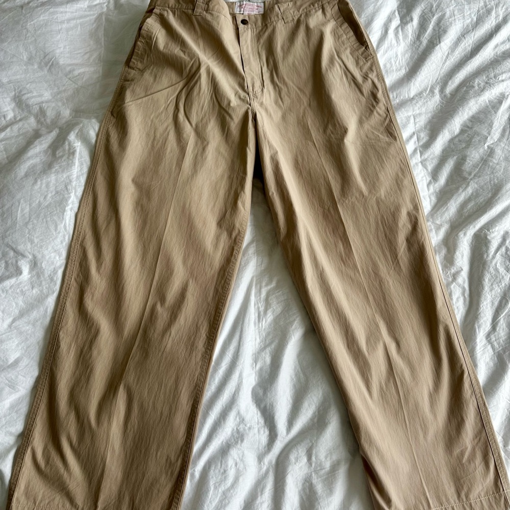 Filson Lightweight Cotton Nylon Pants Khaki Tan Size 36